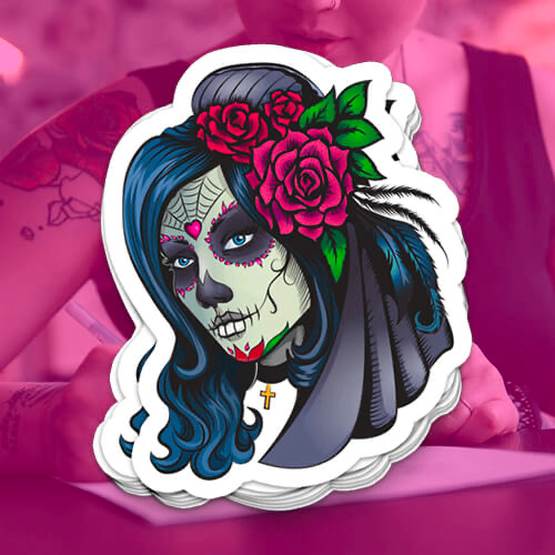 Tattoo Shop Stickers