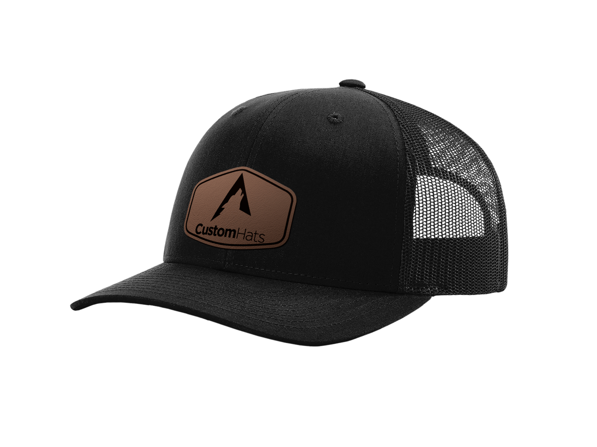 Custom Patch Richardson 112 Solid Color Hats — Apex Stickers LLC
