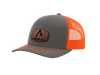 Charcoal | Neon Orange Richardson 112 Split Color