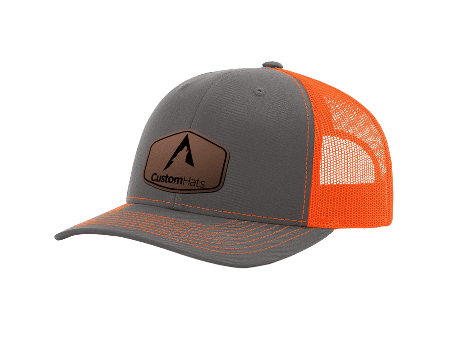 Charcoal | Neon Orange Richardson 112 Split Color