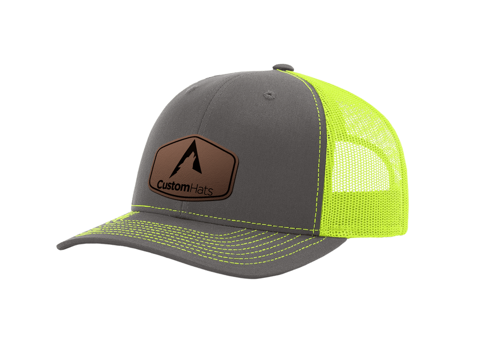 Charcoal | Neon Yellow Richardson 112 Split Color
