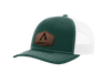 Dark Green | White Richardson 112 Split Color