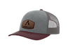 Heather Gray | Charcoal | Maroon Richardson 112 Tri Color