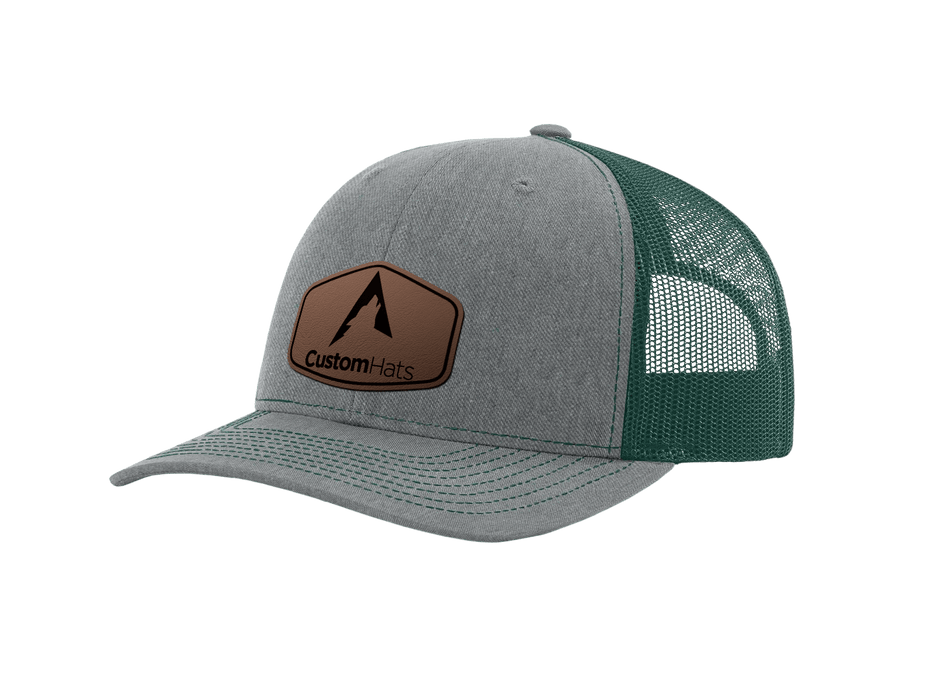 Heather Gray | Dark Green Richardson 112 Split Color
