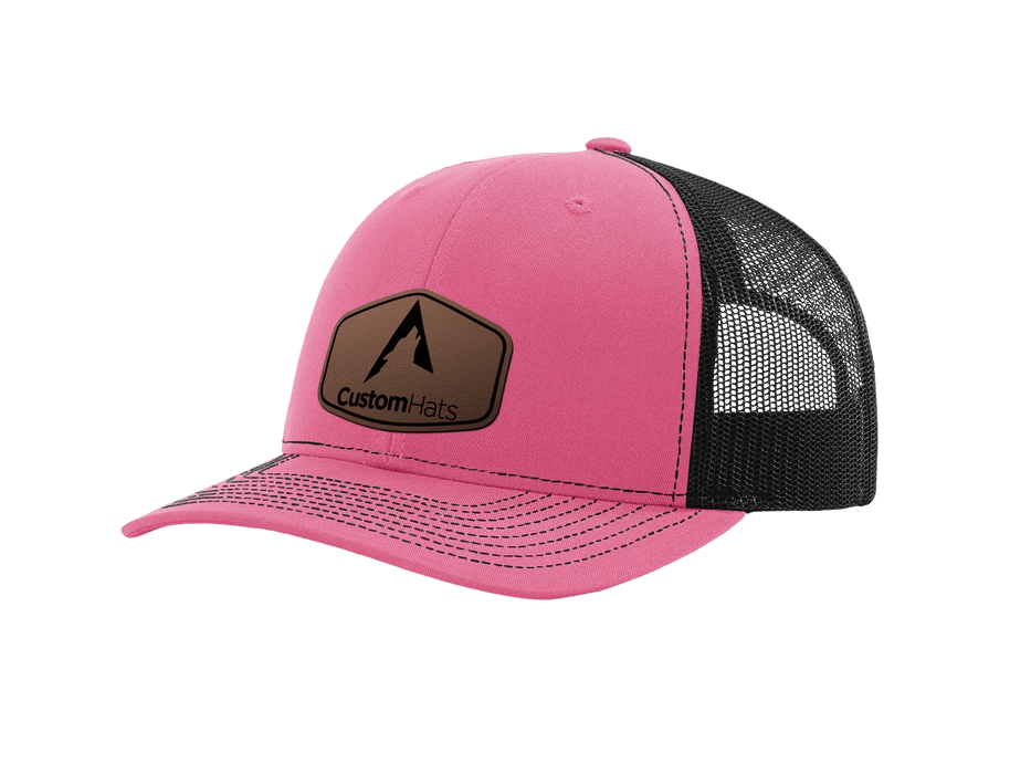 Hot Pink | Black Richardson 112 Split Color