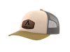 Mink Beige | Charcoal | Amber Gold Richardson 112 Tri Color
