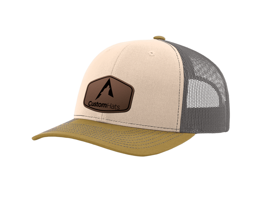 Mink Beige | Charcoal | Amber Gold Richardson 112 Tri Color