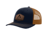 Navy | Caramel Richardson 112 Split Color