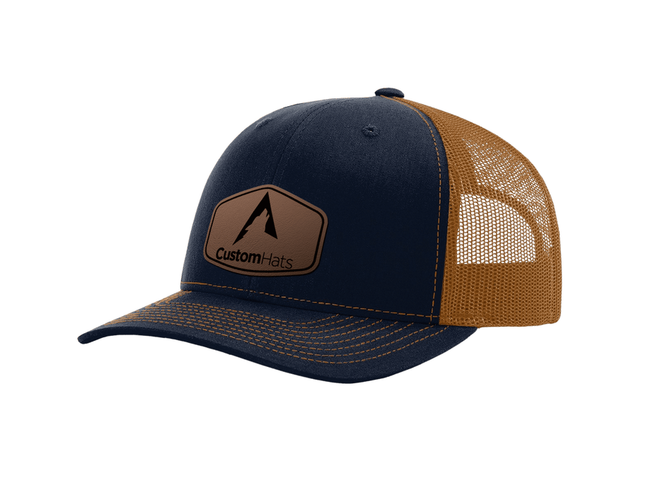 Navy | Caramel Richardson 112 Split Color