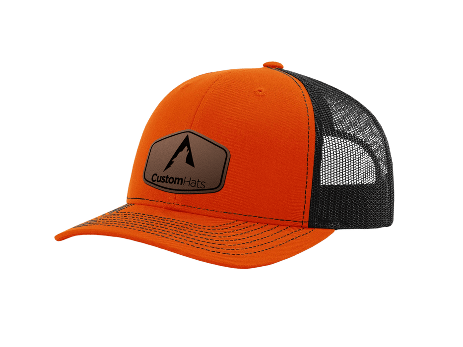 Orange | Black Richardson 112 Split Color