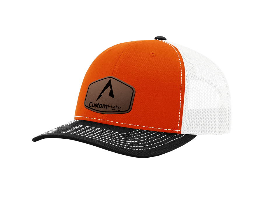 Orange | White | Black Richardson 112 Tri Color