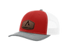 Red | White | Heather Gray Richardson 112 Tri Color