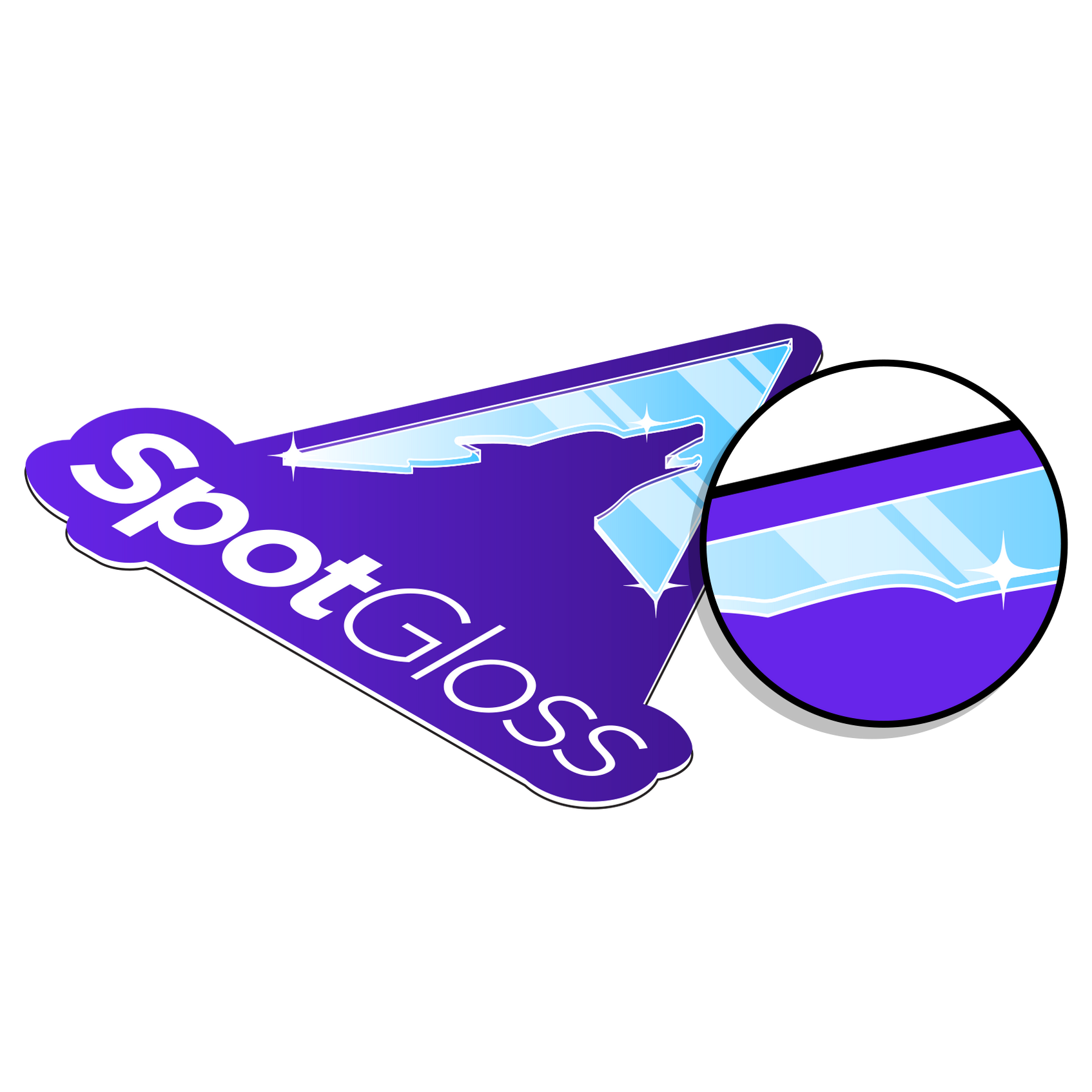 Spot Gloss Stickers — Apex Stickers LLC