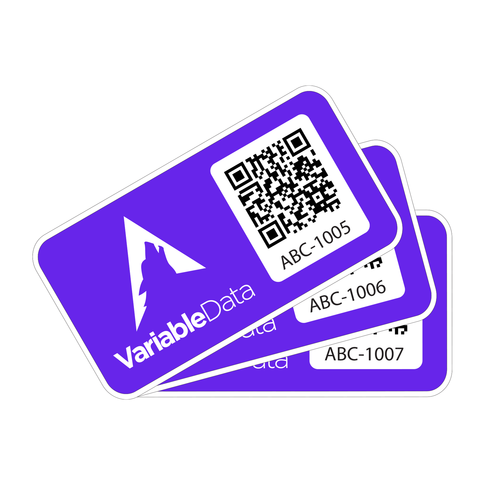 Variable Data Stickers — Apex Stickers LLC